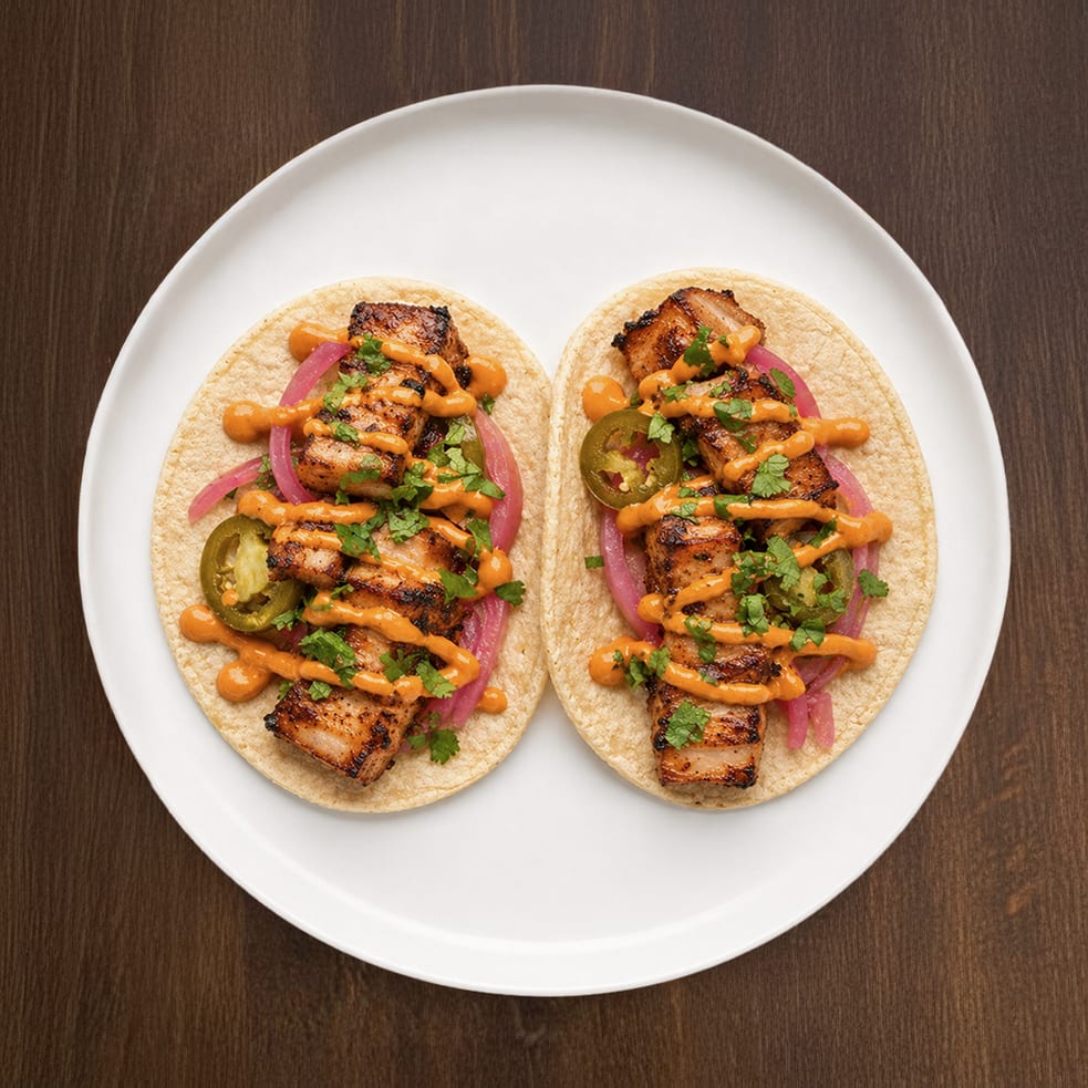 Pork Belly Tacos.